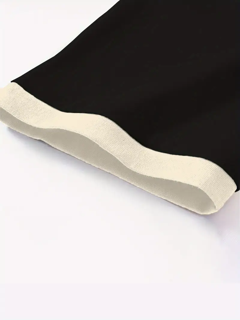 Polo Yaka Dokuma Slim Fit Siyah T-Shirt