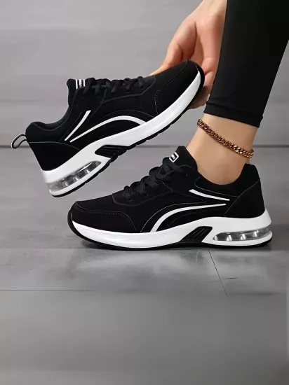 Hafif ve Esnek Şok Emici Taban Özelliği Hava Yastıklı Fitness ve Doğa Koşusu İçin Tam Uyumlu Kadın Koşu Ayakkabısı