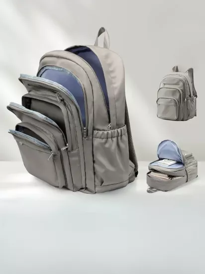 Hafif ve Geniş Hazneli Ayarlanabilir Omuz Askısı Polyester Astarlı Durum Temalı Kadın Laptop Çantası