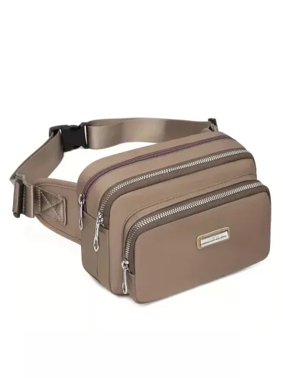 Çok Katmanlı Geniş Depolama Alanı Günlük Kullanım İçin Kadın Bel Çantası
