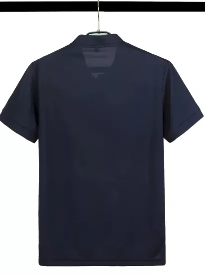 Düğme Detaylı Hafif Nefes Alabilir Yaka Gömlek Düz Renkli Günlük Spor Üstü Kısa Kollu Erkek Tişört