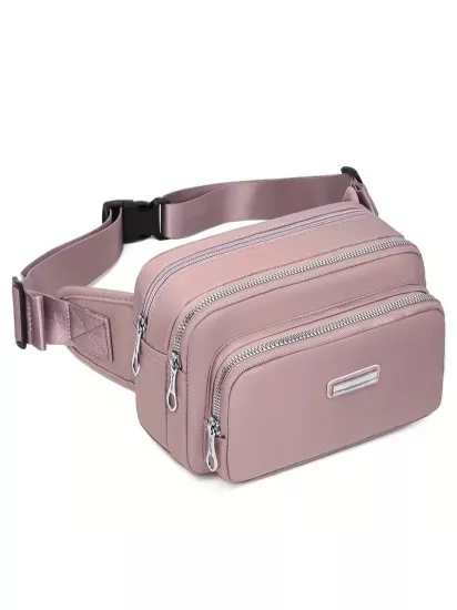 Çok Katmanlı Geniş Depolama Alanı Günlük Kullanım İçin Kadın Bel Çantası