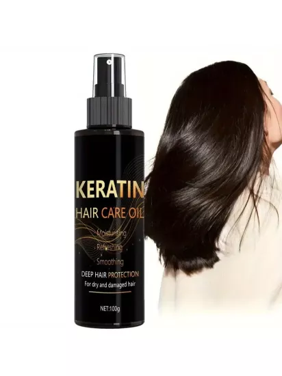 Kuru Saçlar İçin Nemlendirici ve Esneklik Artırıcı Keratin Saç Bakım Spreyi