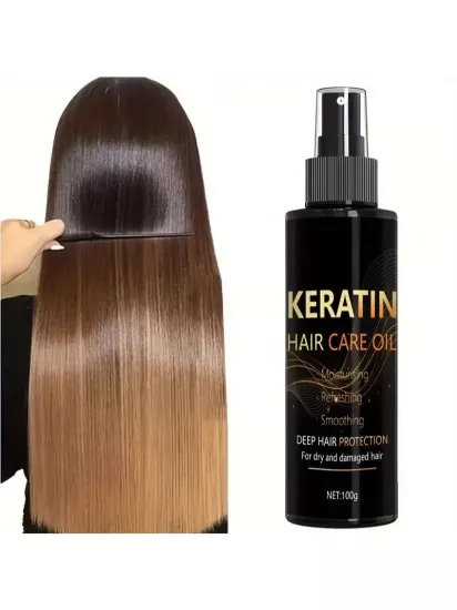 Kuru Saçlar İçin Nemlendirici ve Esneklik Artırıcı Keratin Saç Bakım Spreyi