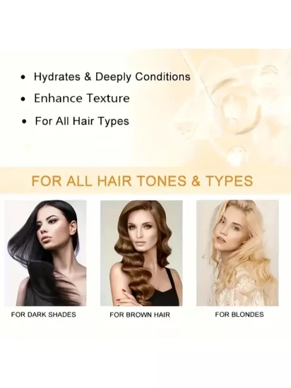 Profesyonel  Keratin Saç Bakım Maskesi Tüm Saç Tipleri İçin Derinlemesine Saç Kremi 30g