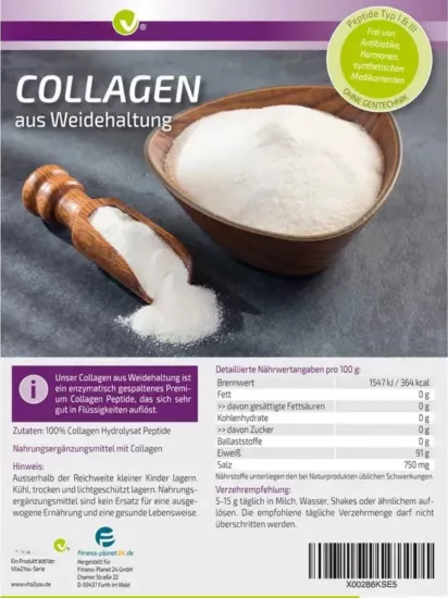 1 Kg Protein Premium Kollajen Tozu 1000G