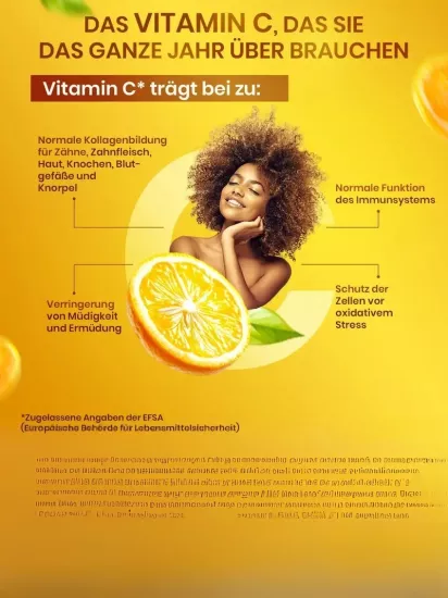 Yüksek Doygunluk 1000Mg C Vitamini 200 Tabletli %100 Vegan Bağışıklık Sistemi, Cilt, Yorgunluk, Kollajen Oluşumu