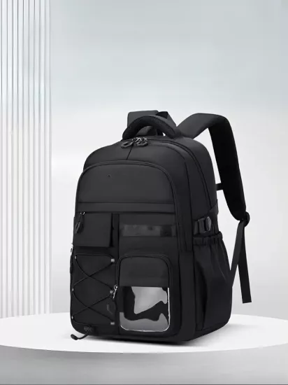 Okul ve Seyahat İçin Uygun Unisex Geniş Hacimli Çoklu Bölmeli Kadın Okul Çantası